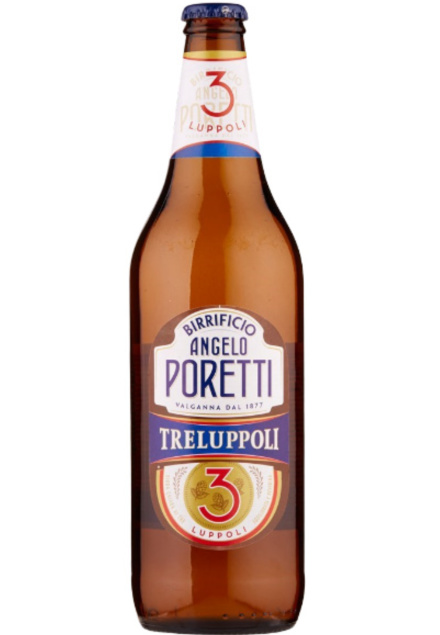 BIRRA PORETTI 3 LUPPOLI NON FILTRATA cl. 33 x 24 VAP