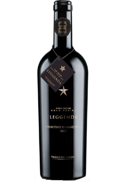 VINO VIGNE DEL SALENTO VIGNE VECCHIE LEGGENDA PRIMITIVO DI MANDURIA DOC cl. 75