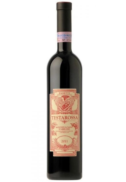 VINO PASETTI TESTAROSSA MONTEPULCIANO D'ABRUZZO DOC cl. 75