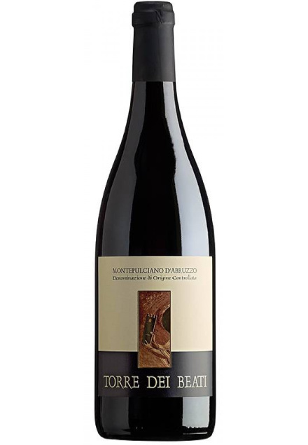 VINO TORRE DEI BEATI MONTEPULCIANO D'ABRUZZO DOC cl. 75