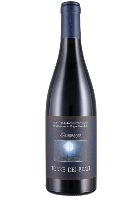 VINO TORRE DEI BEATI COCCIAPAZZA MONTEPULCIANO D'ABRUZZO DOC cl. 75