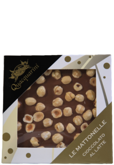 MATTONELLA AL LATTE E NOCCIOLE QUACQUARINI gr. 200