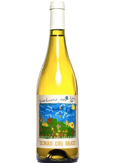 VINO TORRE DEI BEATI GIOCHEREMO CON I FIORI PECORINO DOC cl. 75