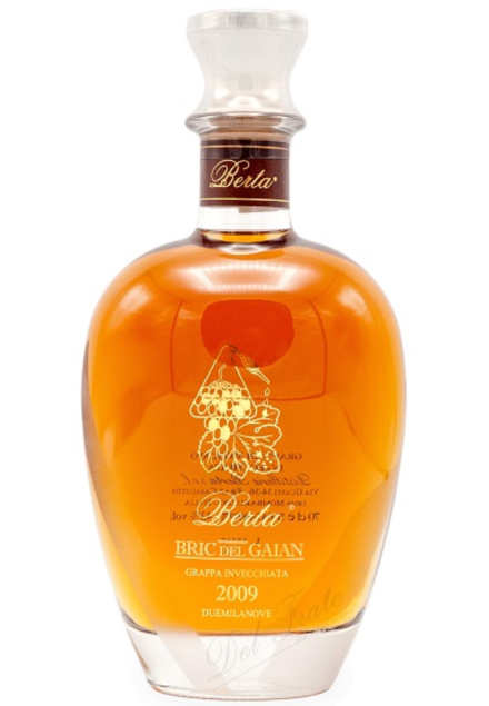 GRAPPA BERTA BRIC DEL GAIAN 44° cl. 70 IN COF. LEGNO
