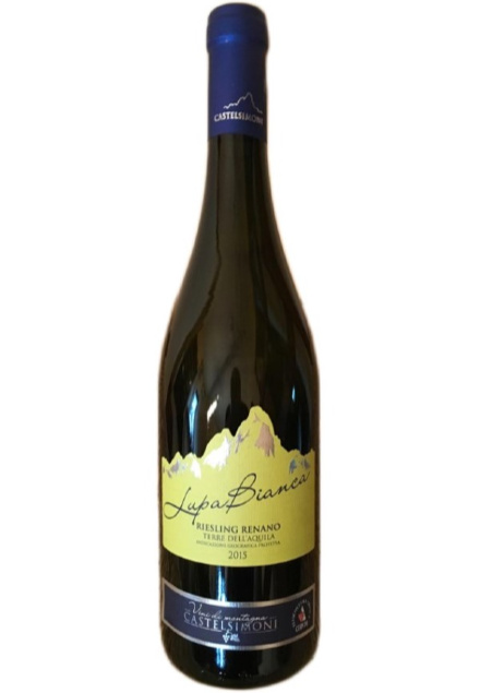 VINO CASTELSIMONI LUPA BIANCA REASLING RENANO 2015 IGT cl. 75